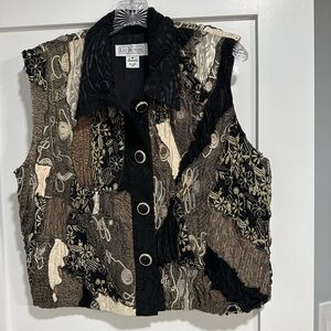 Lili Butler Silk Cocktail Vest, Size M